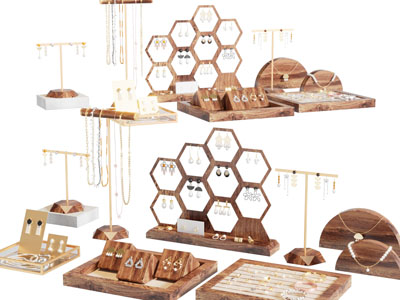 现代珠宝首饰展示柜