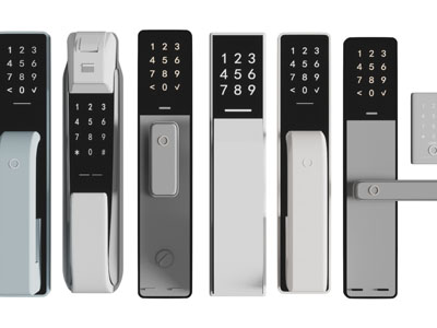 现代指纹密码锁3d模型 现代指纹密码锁