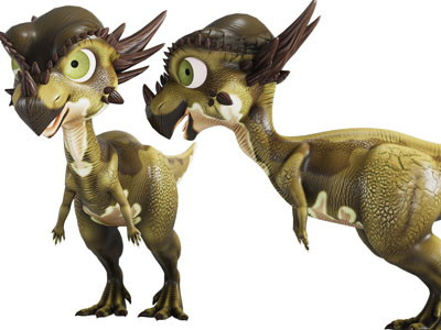 现代卡通恐龙玩具摆件