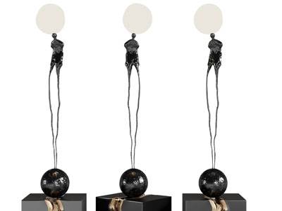 现代雕塑落地灯