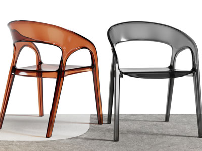 现代亚克力休闲椅子