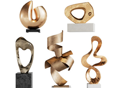 现代抽象雕塑摆件