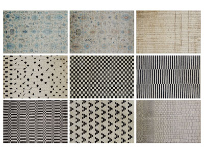 现代长方形地毯