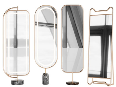 现代轻奢穿衣镜