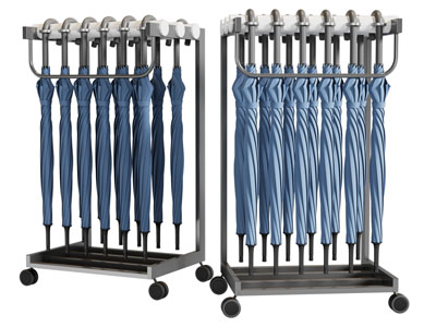 现代雨伞收纳架3d模型 现代雨伞收纳架