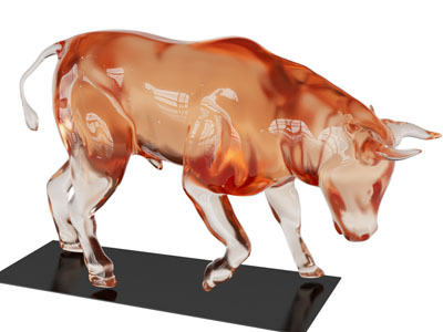 现代金牛雕塑雕刻