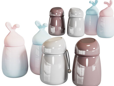 现代卡通保温杯子