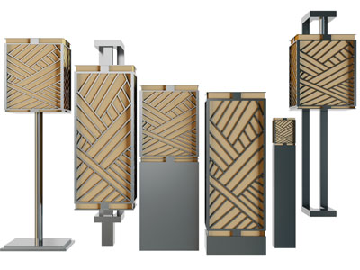 新中式落地灯、壁灯