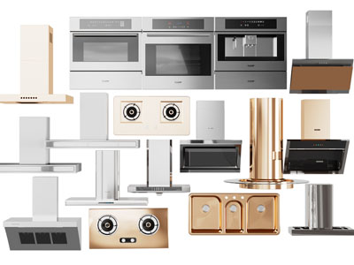 现代烤箱、抽油烟机