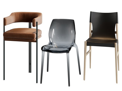 现代休闲椅子、吧椅