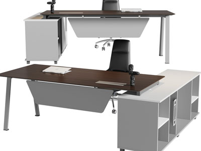 现代老板台、老板桌椅组合