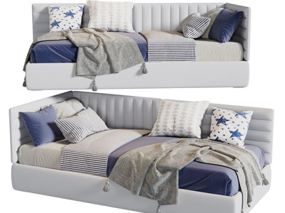 现代儿童单人床