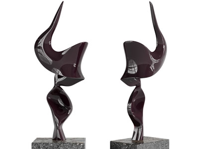 新中式抽象雕塑摆件