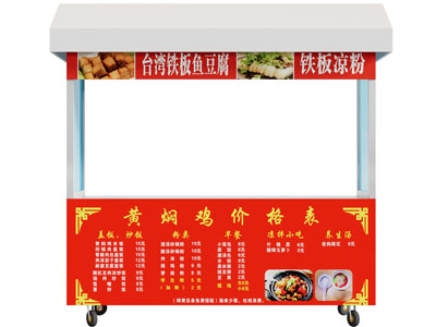 现代小吃售卖车3d模型 现代小吃售卖车