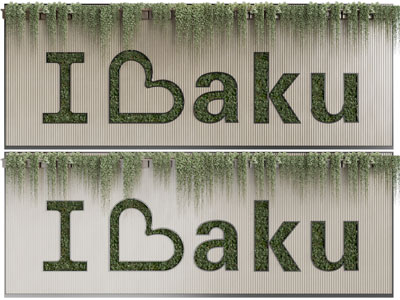 现代景观植物墙