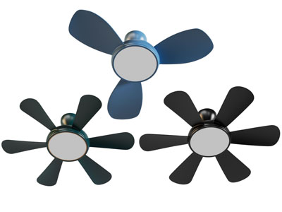 现代儿童吊扇灯