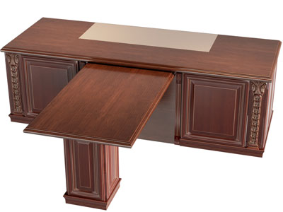 欧式实木老板台、老板桌