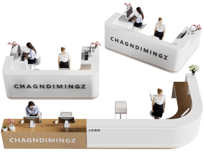 现代前台接待台