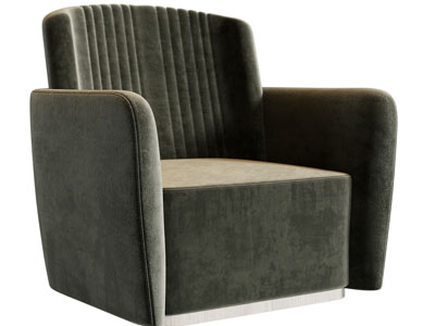 现代单人沙发3d模型 现代单人沙发