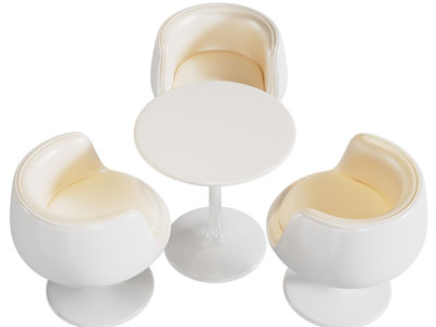 现代休闲桌椅组合