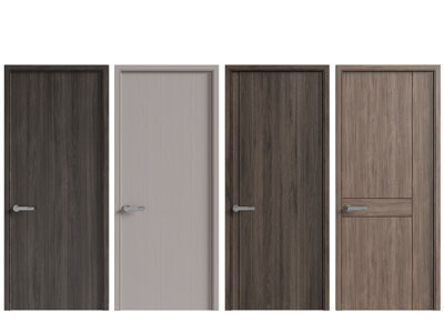 现代实木平开门