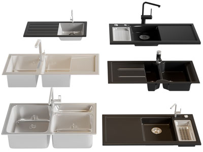 现代双盆洗菜盆