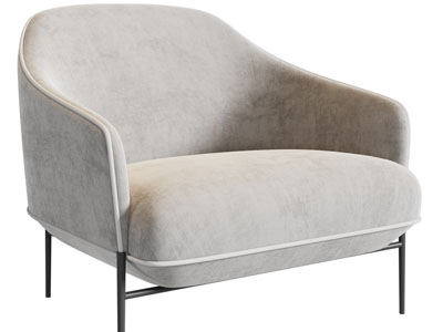 现代单人沙发3d模型 现代单人沙发