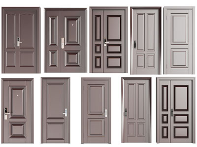 简欧入户平开门