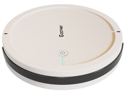 现代圆形智能扫地机器人