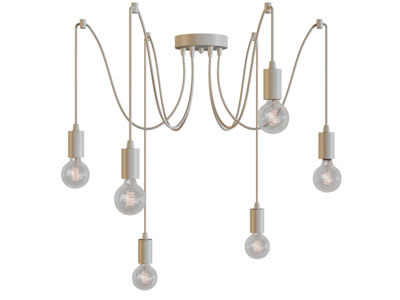 现代多头灯泡吊灯