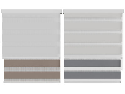 现代布艺拉帘、卷帘