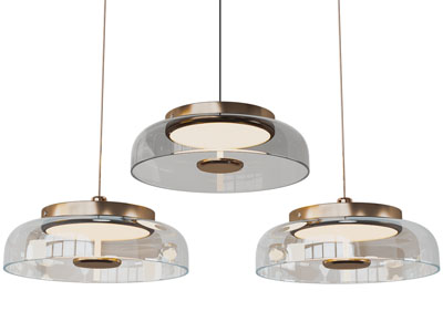 现代玻璃灯罩吊灯