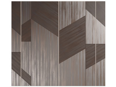 现代拼接几何背景墙3d模型 现代拼接几何背景墙