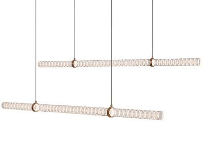 现代长条棒状吊灯