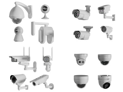 现代摄像头、监控器3d模型 现代摄像头、监控器