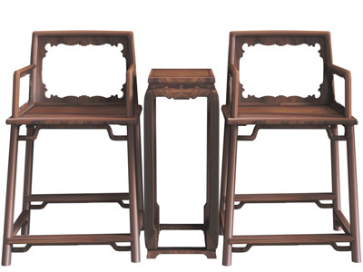 新中式实木扶手椅子