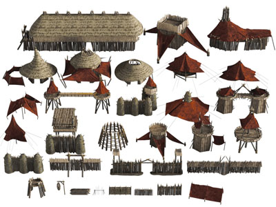 现代游戏影视角色场景