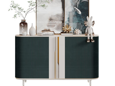 现代轻奢玄关柜、边柜