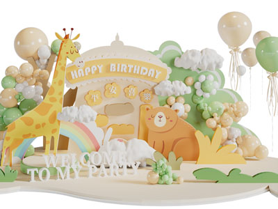 现代幼儿主题美陈