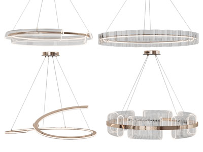 现代圆形水晶吊灯