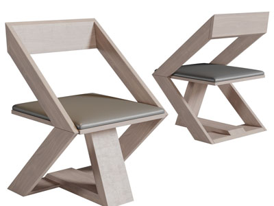 侘寂风休闲椅子