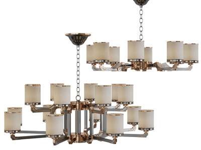 新中式多头吊灯