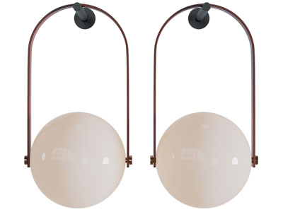 现代球形灯罩壁灯