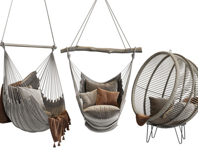 北欧吊椅、休闲椅子