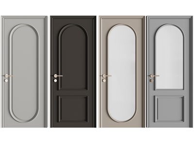 简欧装饰玻璃的平开门