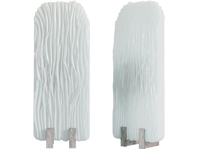 现代波浪纹理的壁灯