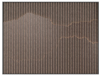 新中式山脉纹理背景墙3d模型 新中式山脉纹理背景墙