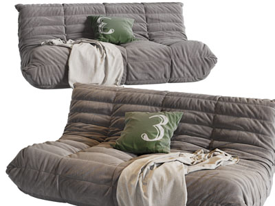 现代双人懒人沙发