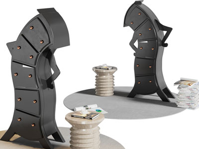 后现代个性卡通收纳装饰柜