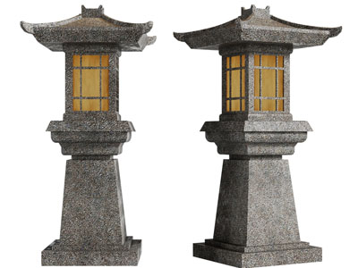 新中式草坪灯、地灯